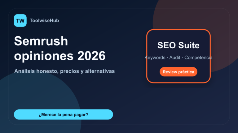 Semrush opiniones 2026 análisis, precios y alternativas