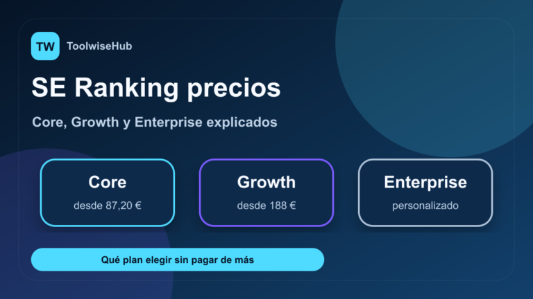 SE Ranking precios y planes Core Growth Enterprise ToolwiseHub