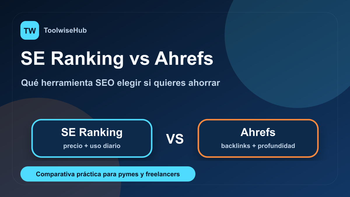 Comparativa SE Ranking vs Ahrefs para elegir herramienta SEO