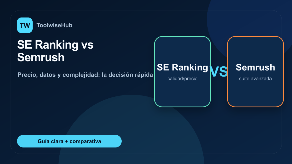 SE Ranking vs Semrush: comparativa de precio, datos y complejidad
