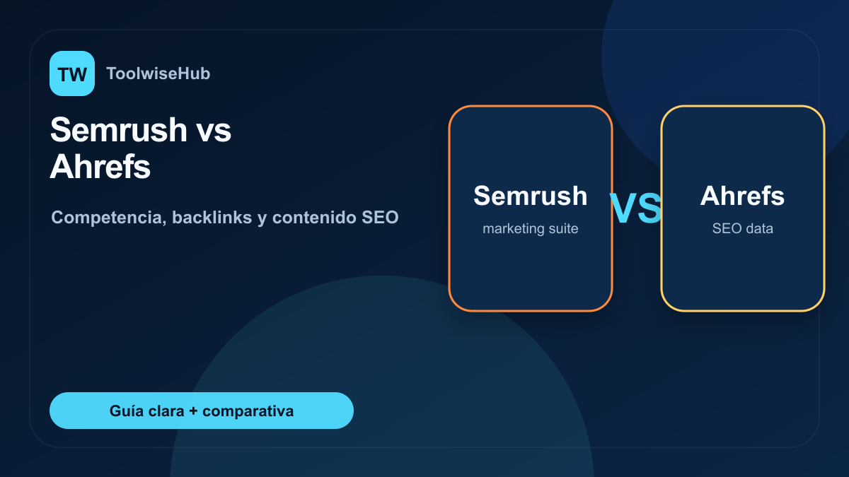 Semrush vs Ahrefs: comparativa de competencia, backlinks y contenido SEO